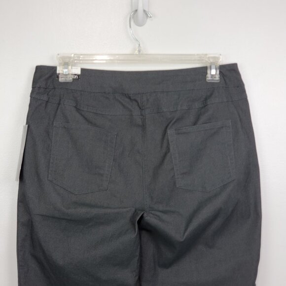 Slim-Sation by Multiples Gray Pull-On Ankle Pant NEW NWT Size 16 - Picture 8 of 15